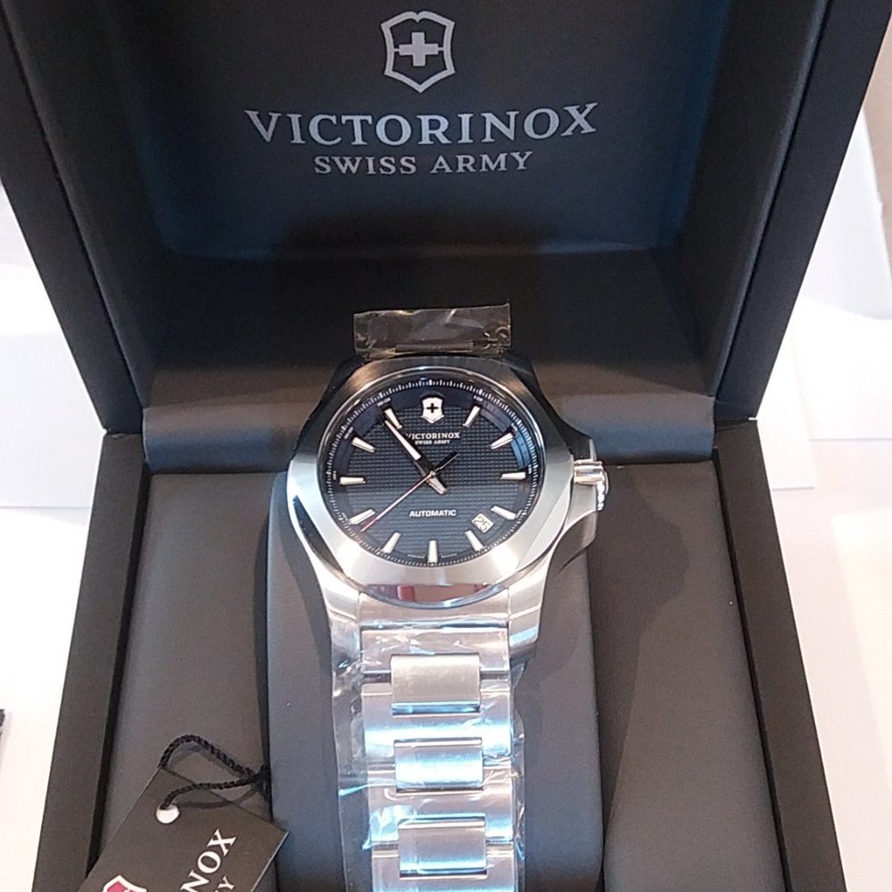 Victorinox Men's I.N.O.X. 43mm Stainless Steel Swiss Army Wristwatch 241835